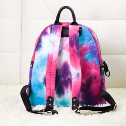 Fashion Rivet Starry Sky Color Backpack..