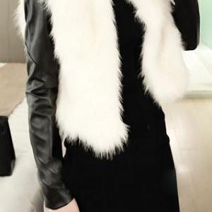 [grzxy6600465]european Style Elegant Faux Fur..