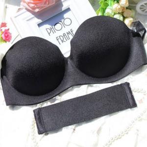 Elastic Strapless Push Up Seamless Invisible Bra..