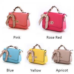 Candy Color Bowknot Small Shoulder Messenger Hand..