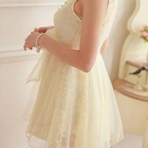 [grzxy6601615]bowknot Mesh Lace High Neck Button..