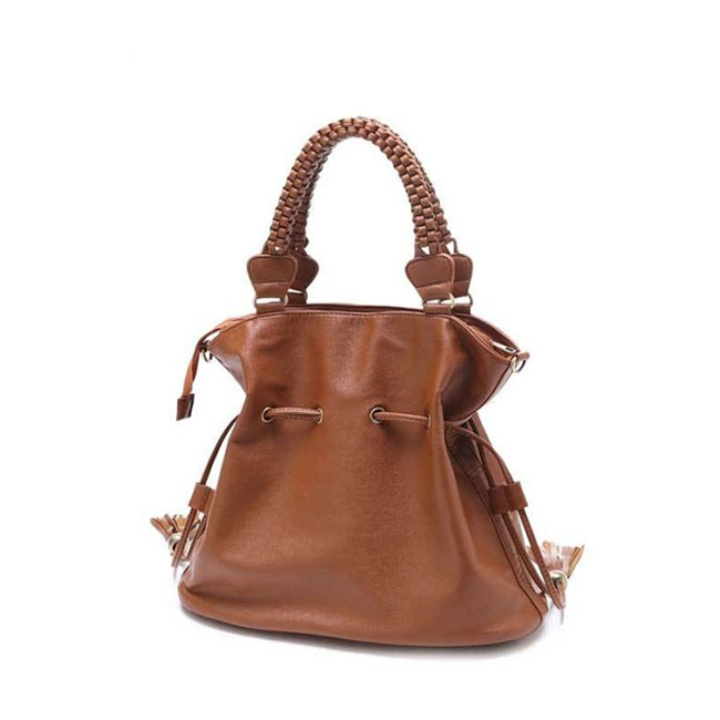 [grzxy6200029]fashion Leisure Fringed Brown Knit Shoulder Bag on Luulla