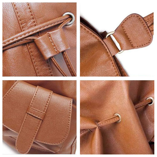 [grzxy6200029]fashion Leisure Fringed Brown Knit Shoulder Bag on Luulla