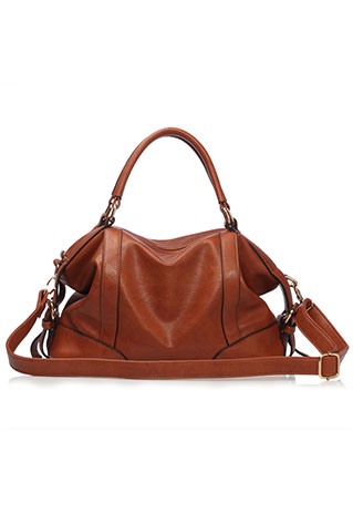 European Style Simple Pure Color Cattlehide Handbag Shoulder Bag [grzxy62000106]