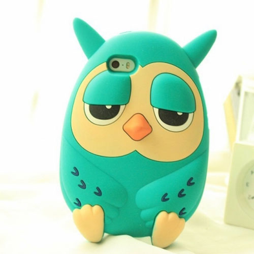 Cute Stylish Cartoon Owl 3d Phone Case For Iphone 4/4s/5/5s [grzxy6100050]