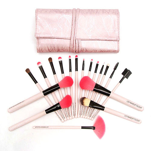 Cosmetic Makeup Brushes Set Knit With Case Bag [grzxy62200017]