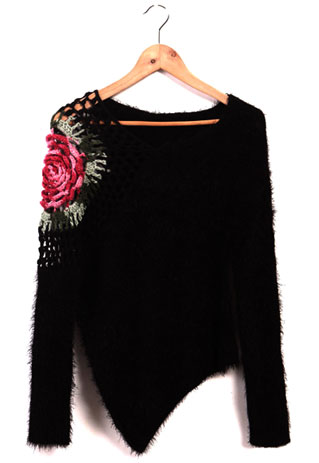 RESTOCKED - The Rose Knit Sweater